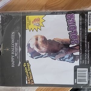 Dog Halloween costume military
